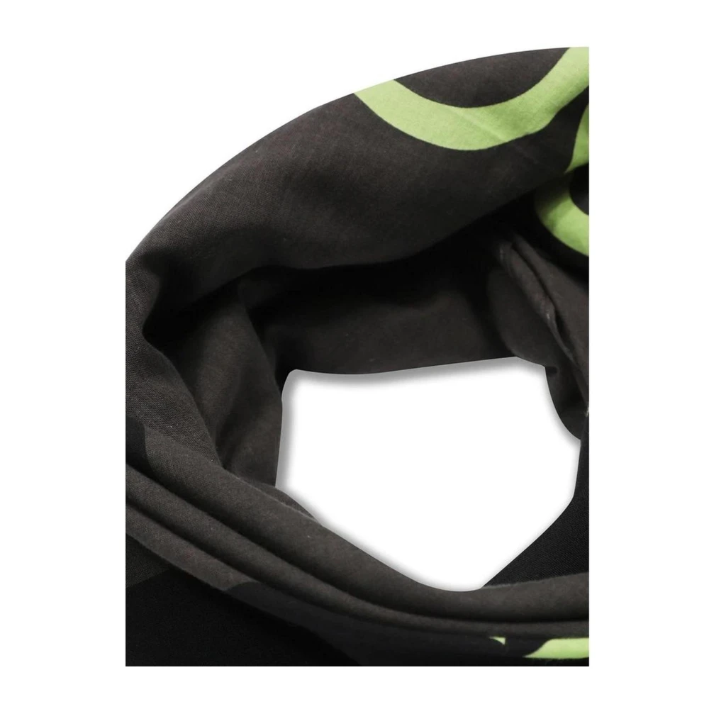 Calvin Klein Katoenen Pashmina Sjaal Black Dames