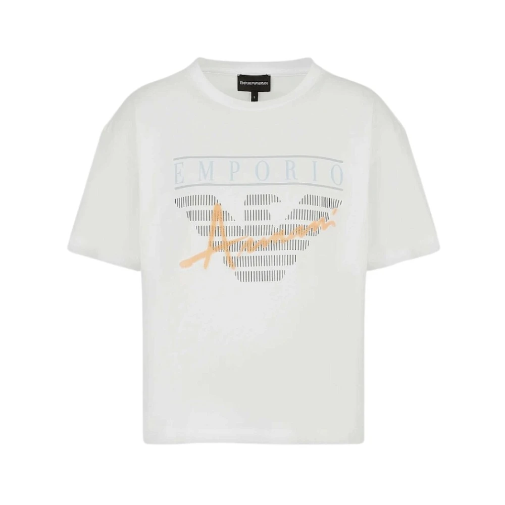 Emporio Armani Emporio Armani Dam T-Shirt Kollektion White, Dam