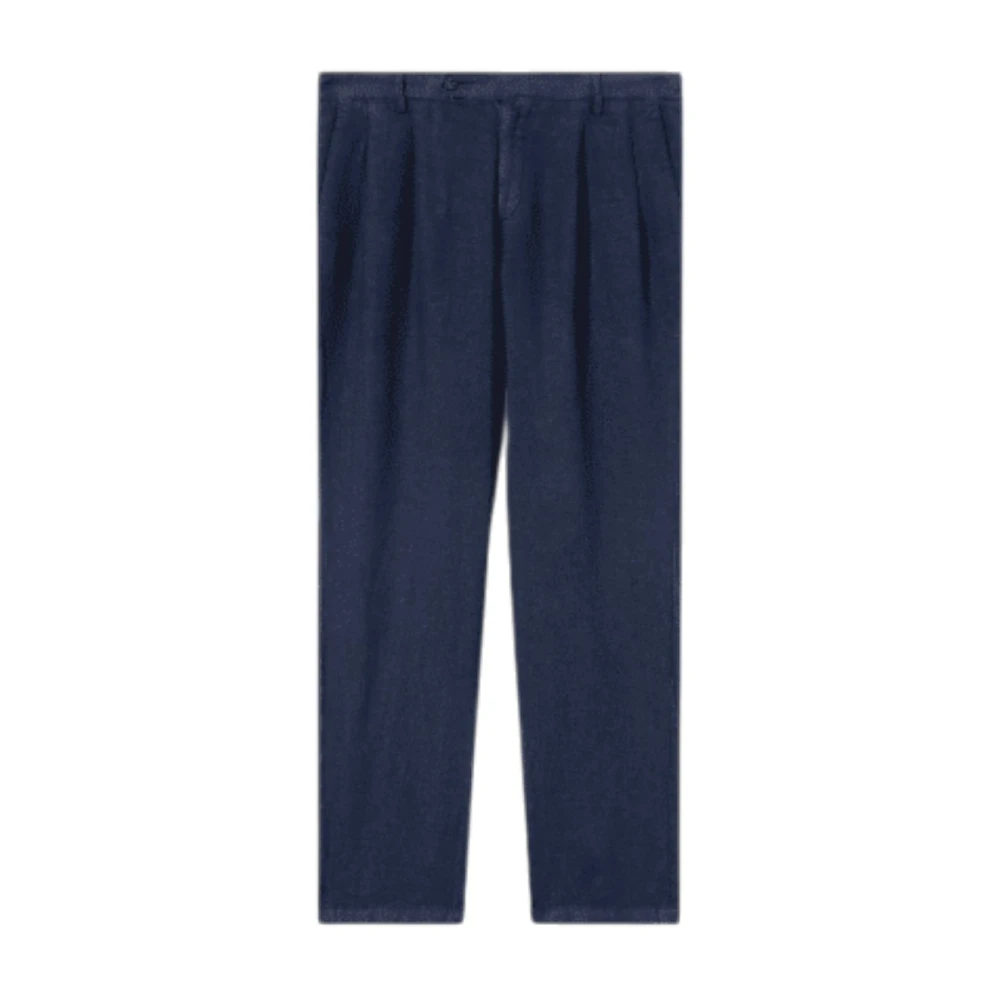 Mc2 Saint Barth Men's Blue Straight Trousers, M, Calais Trousers