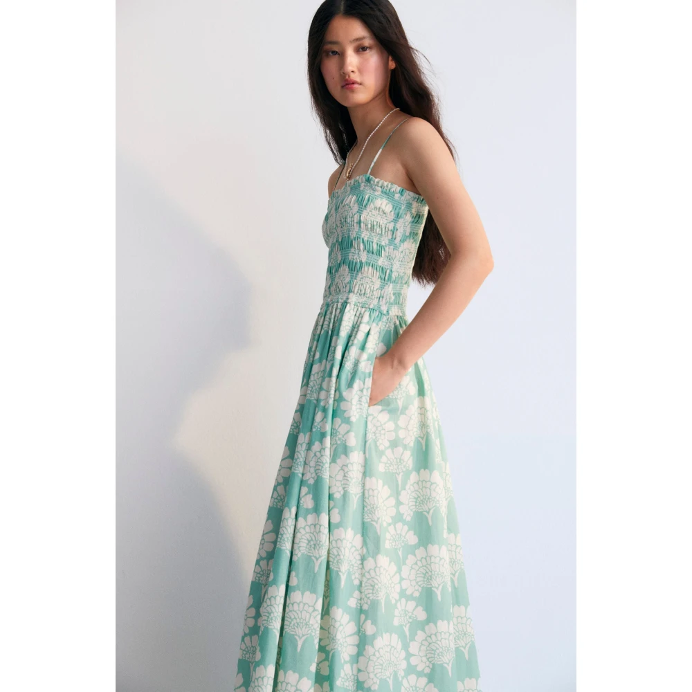 The New Society Sofia Vrouwenjurk Green Dames