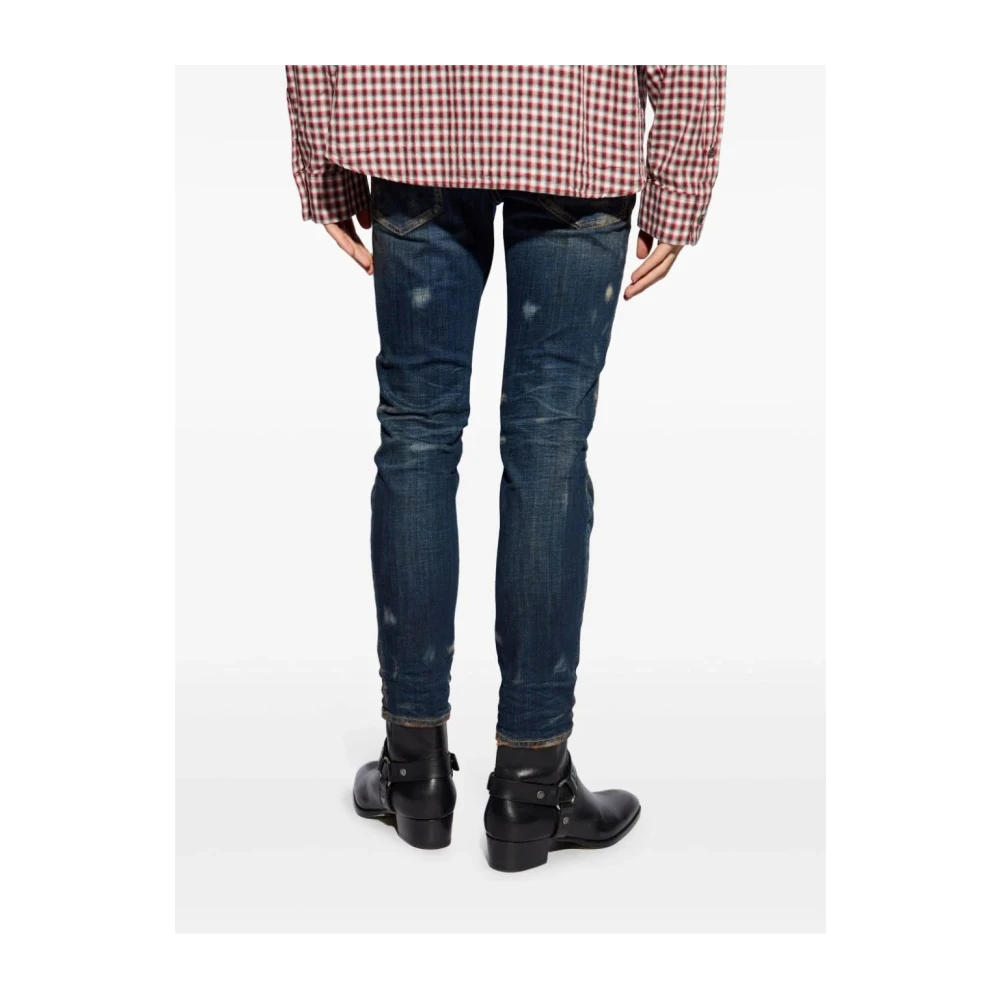 Dsquared2 Stijlvolle herenbroeken voor Aw24 Blue Heren