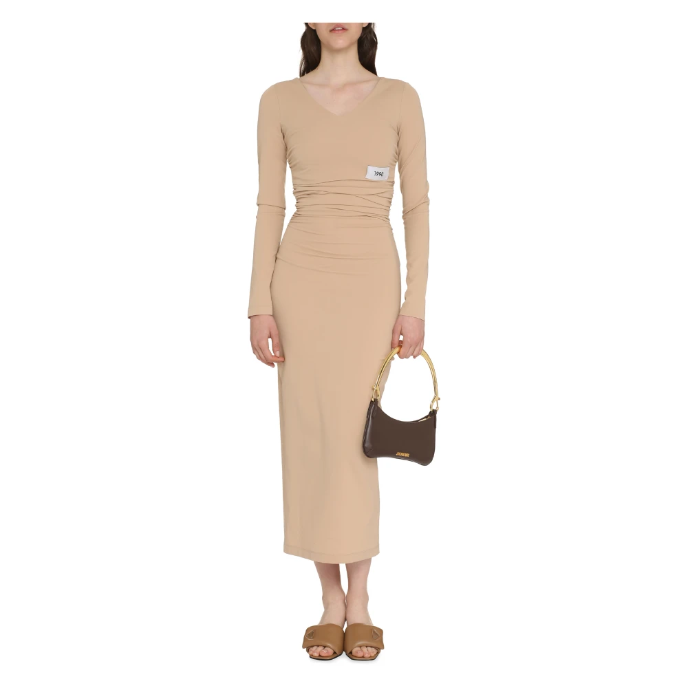 Dolce & Gabbana Elegante Jurk voor elke gelegenheid Beige Dames