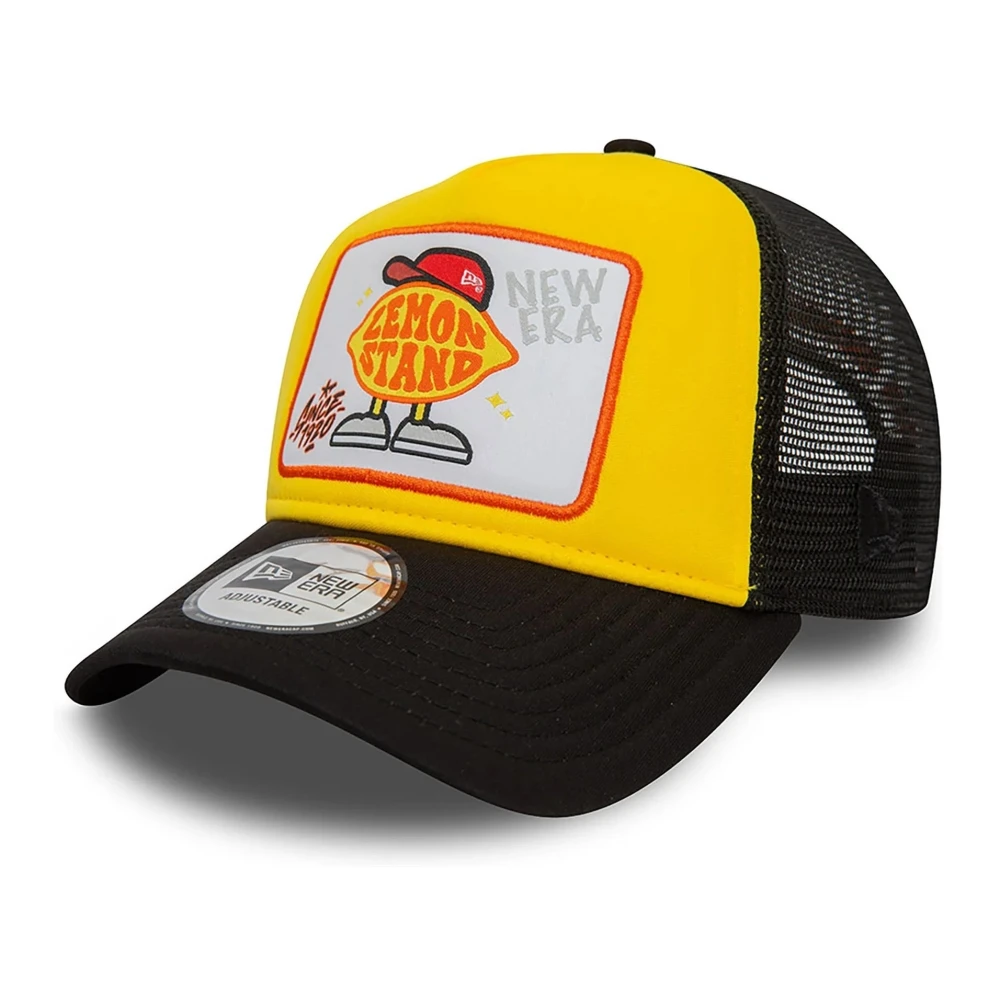 new era Zwarte Patch Trucker Pet Multicolor Heren