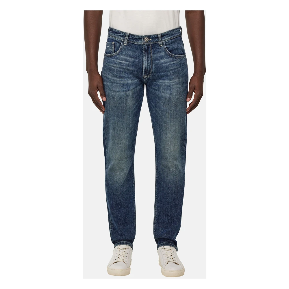 Boggi Milano Stretch Denim Jeans Blue Heren