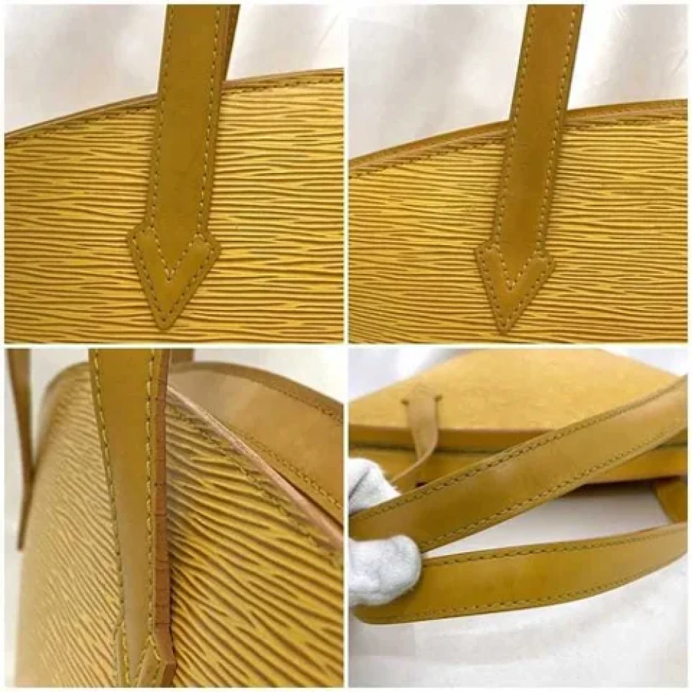 Louis Vuitton Vintage Pre-owned Leather shoulder-bags Yellow Dames
