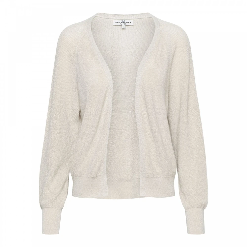 &Co Woman Zachte gebreide cardigan White Dames