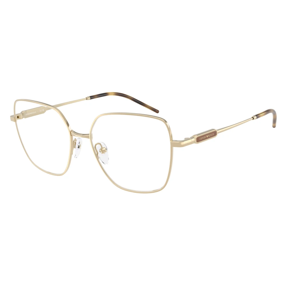 Emporio Armani Transparent Woman Ea1192 3013 Optical Frames Metal Gold Geometric Normal - Image 2