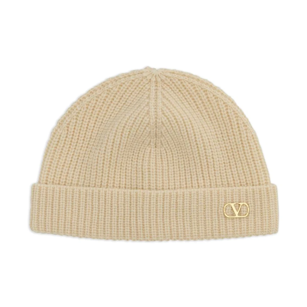Valentino Garavani Beige Stijlvolle Hoed voor Mannen Beige Heren