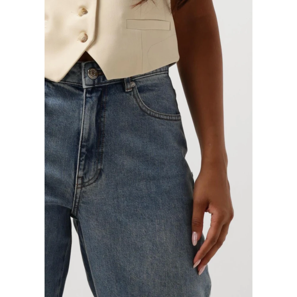 Gestuz Wide Jeans Zolinagz Hw Blue Dames