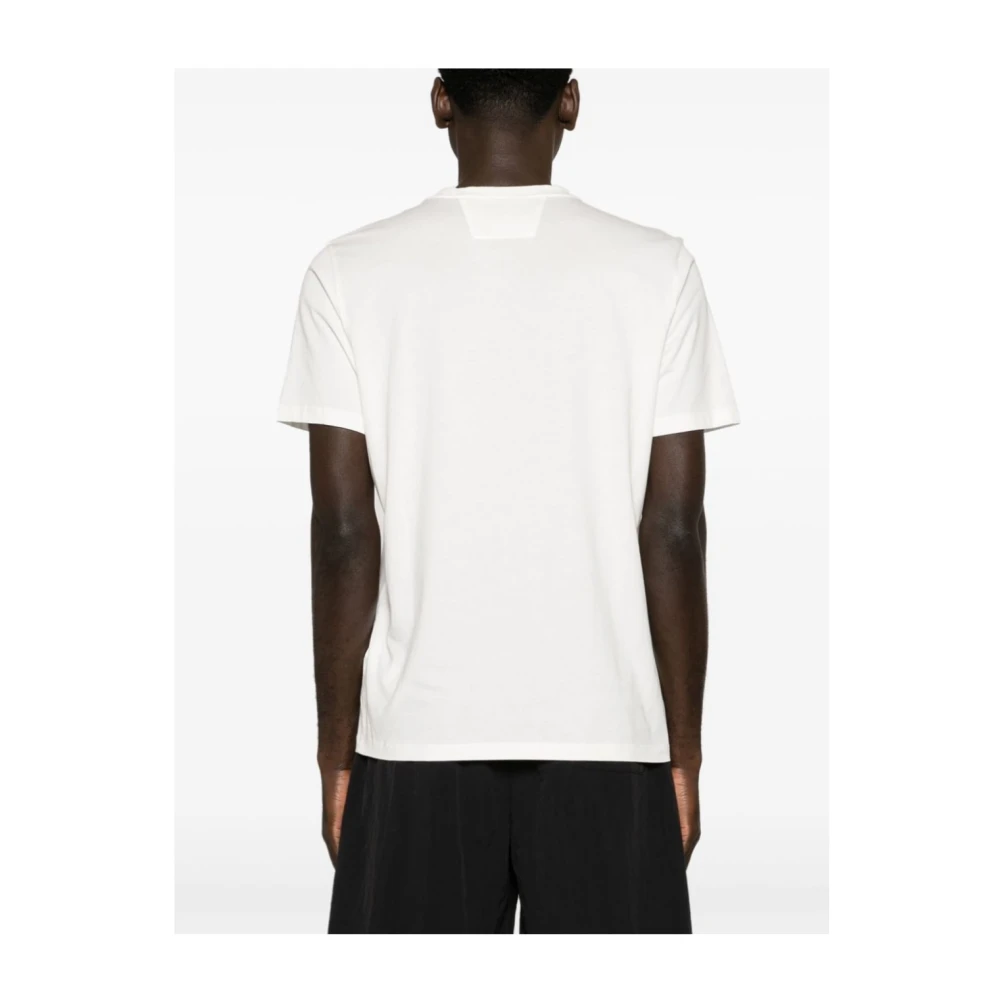 C.P. Company Logo T-Shirt 103 White Heren