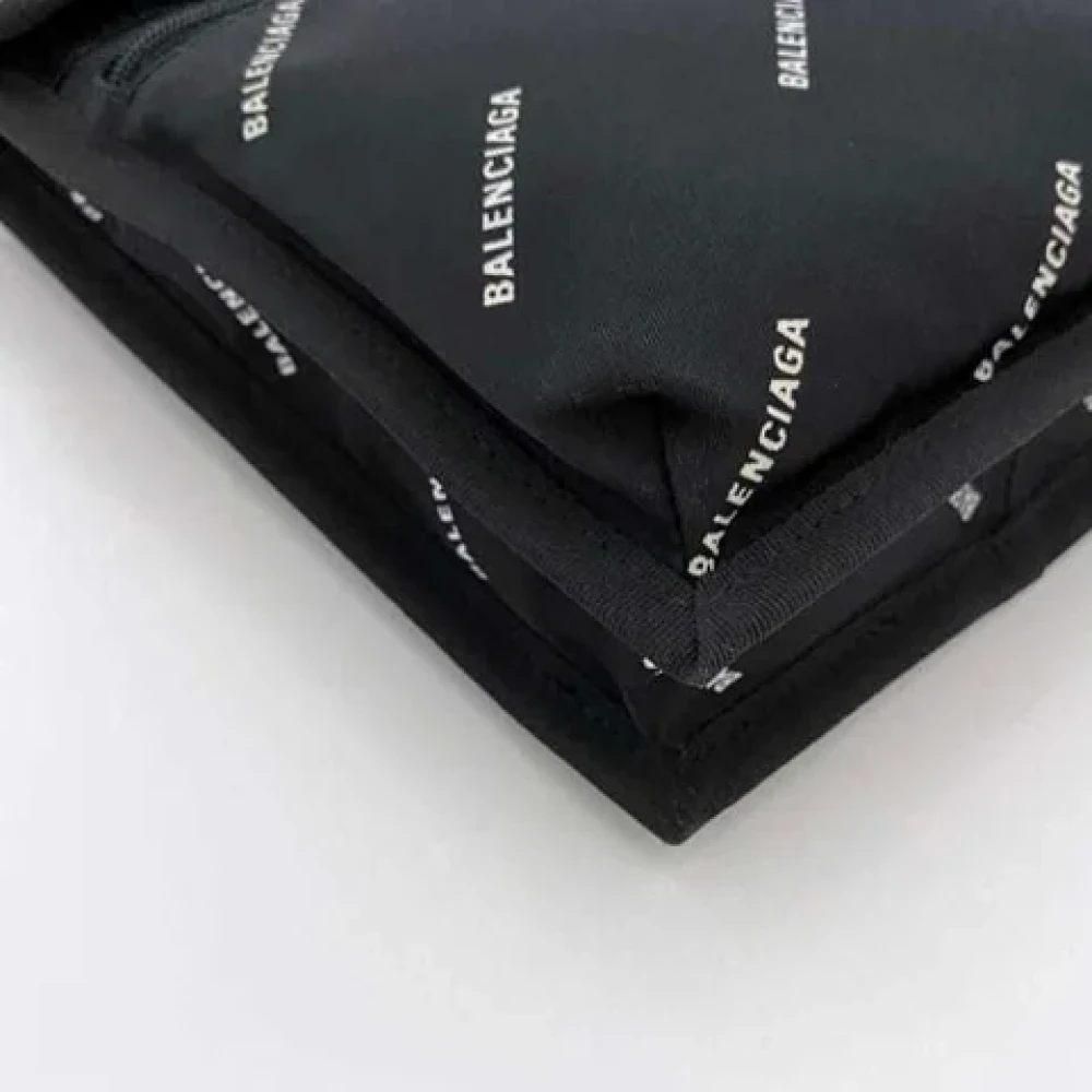Balenciaga Vintage Pre-owned Nylon shoulder-bags Black Dames