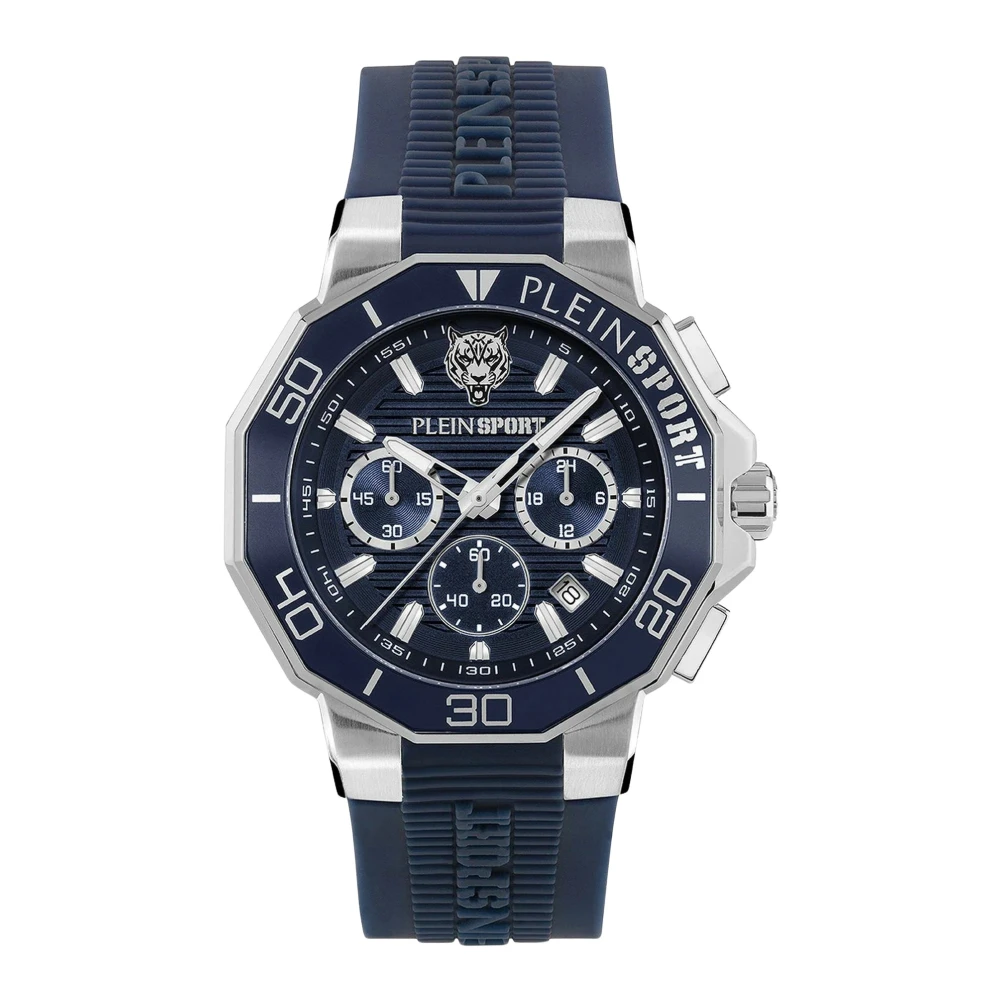 Plein Sport , Watches, Male, Blue, One Size, Chronograph Watch