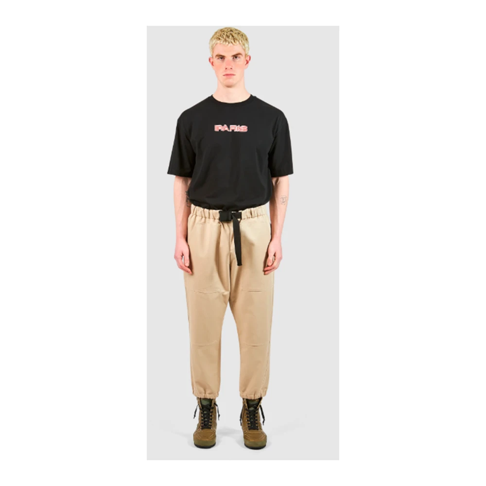 Philippe Model Wijde Beige Broek Brown Heren