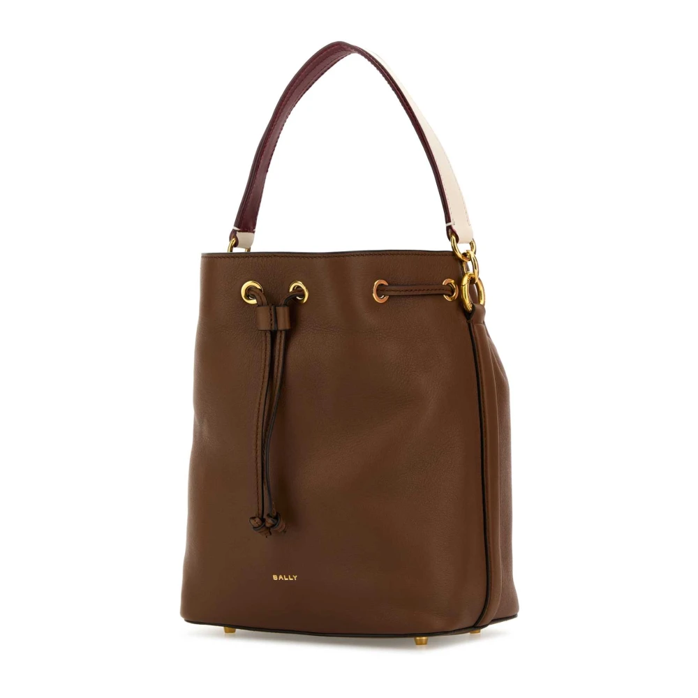 Bally Stijlvolle Code Bucket Bag in Karamel Brown Dames