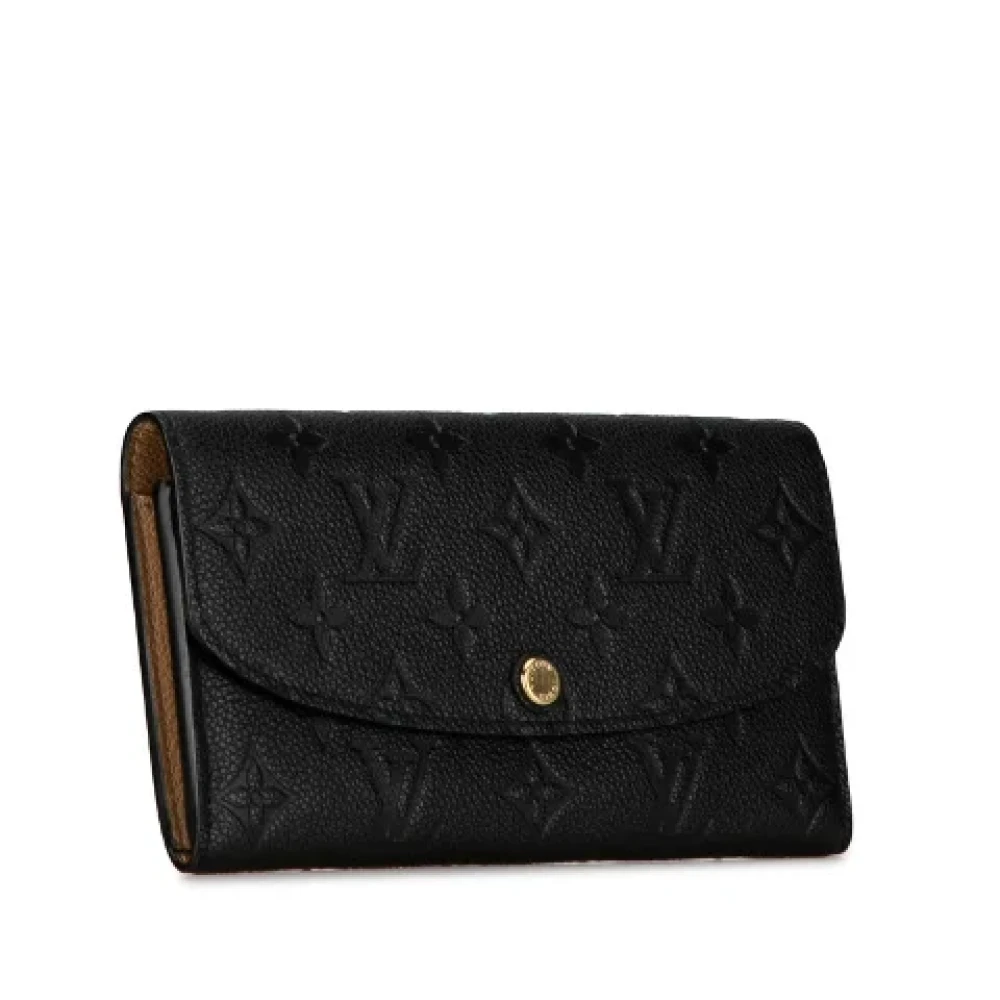 Louis Vuitton Vintage Pre-owned Leather wallets Black Dames