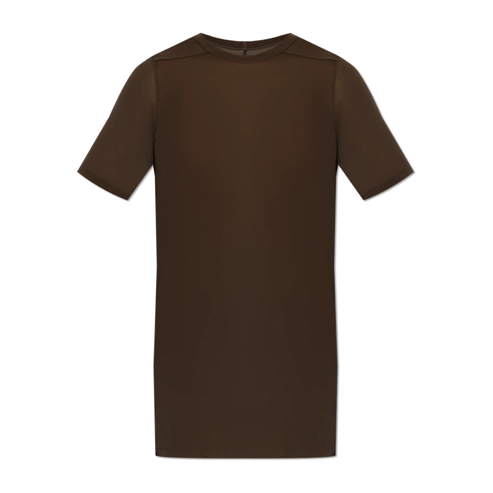 Rick Owens Level T Bruin T-Shirt Brown Heren