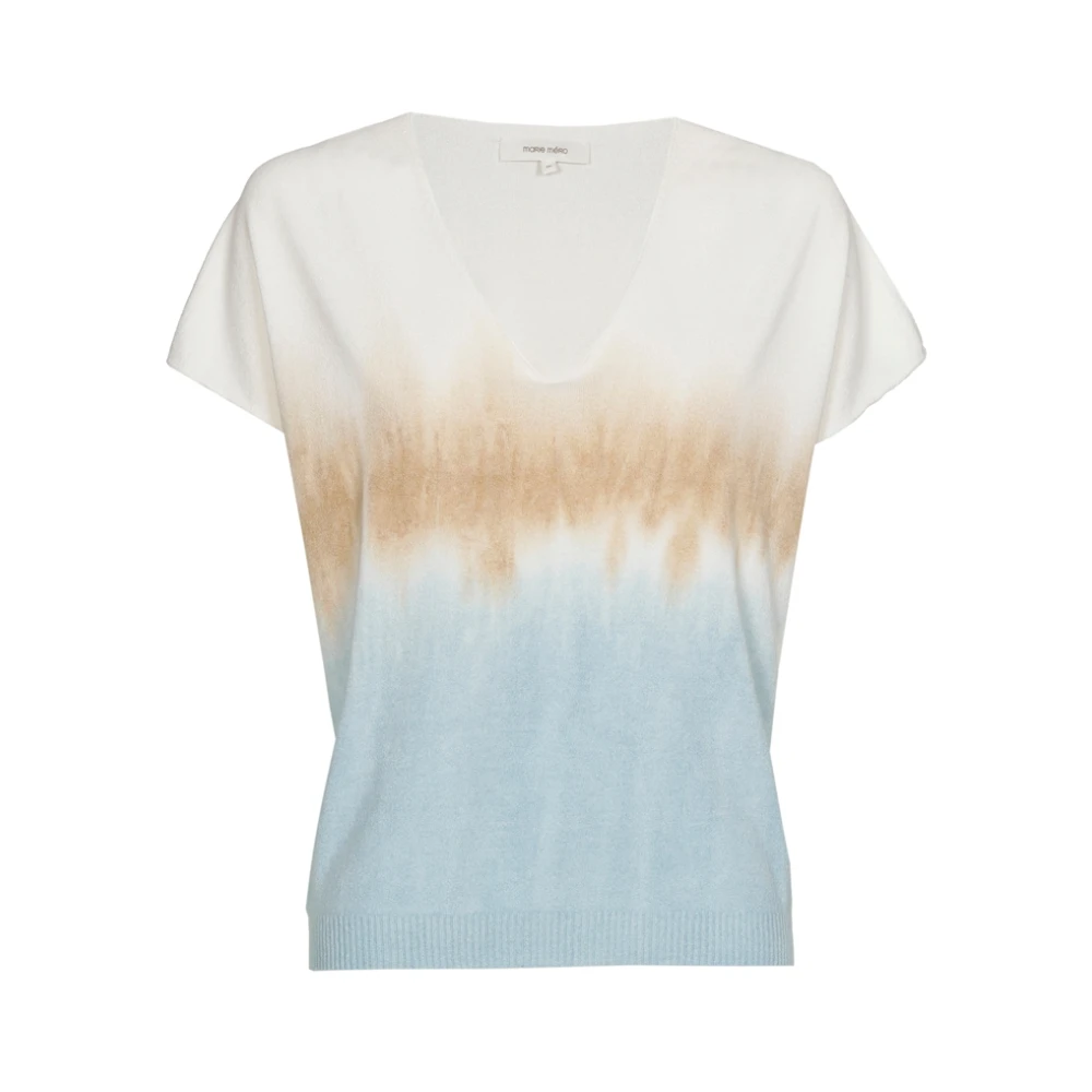 Marie Méro Dégradé V-Neck Pullover Multicolor Dames