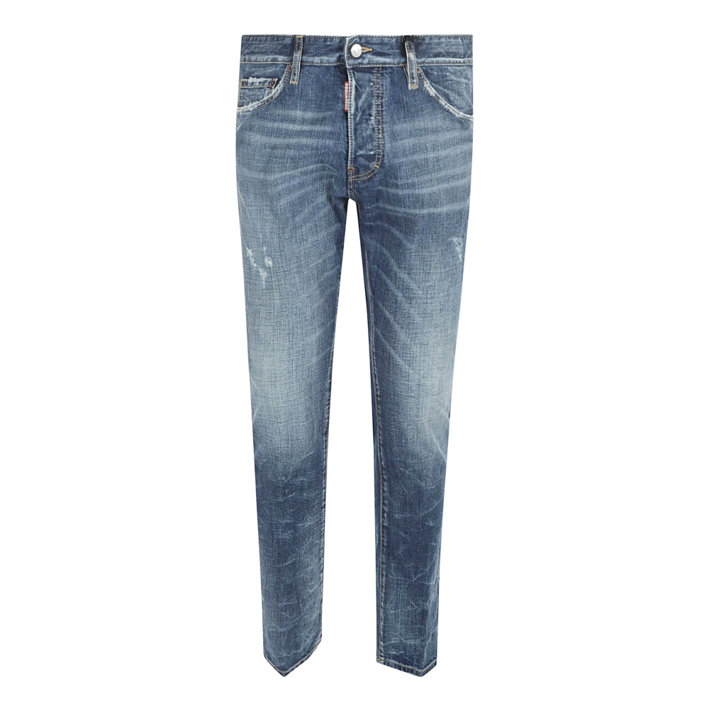 Dsquared2 Blauwe Skinny Jeans Aw24 Blue Heren