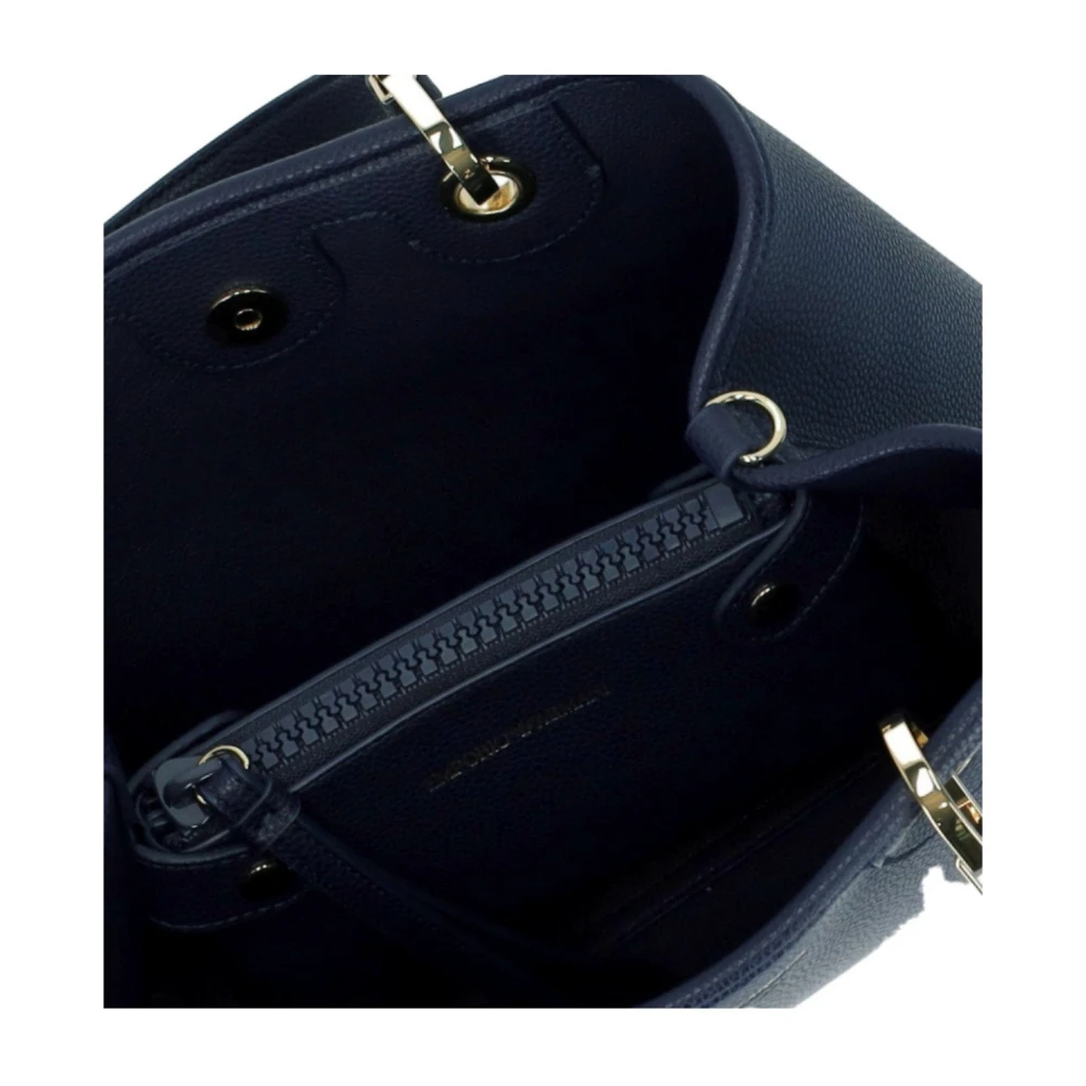 Emporio Armani Blauwe MyEA Kleine Winkelmand Blue Dames