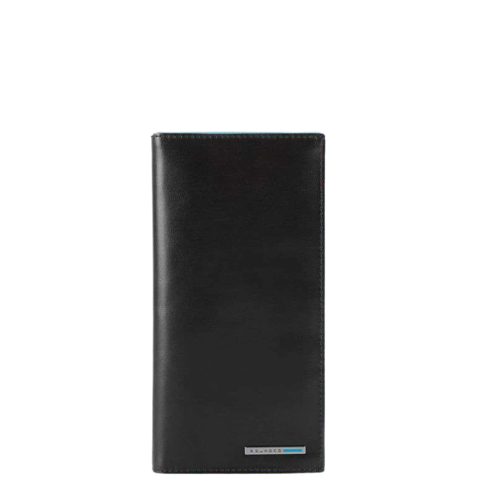 Piquadro Stijlvolle Leren Portemonnee met RFID-bescherming Black Unisex