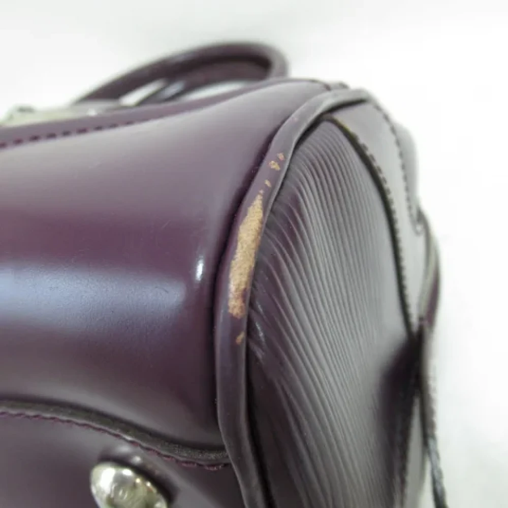 Louis Vuitton Vintage Pre-owned Leather handbags Purple Dames