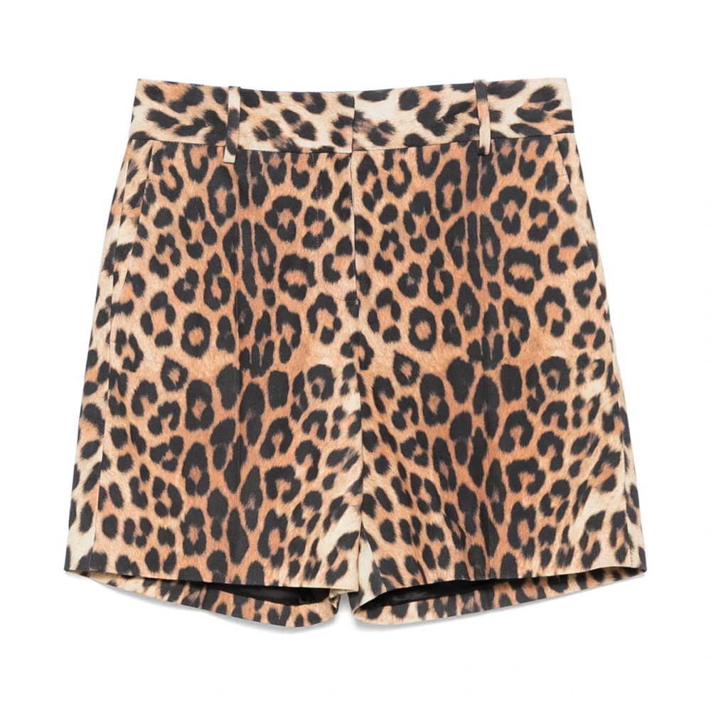 Ermanno Scervino Casual Denim Shorts met Riemlussen Brown Dames