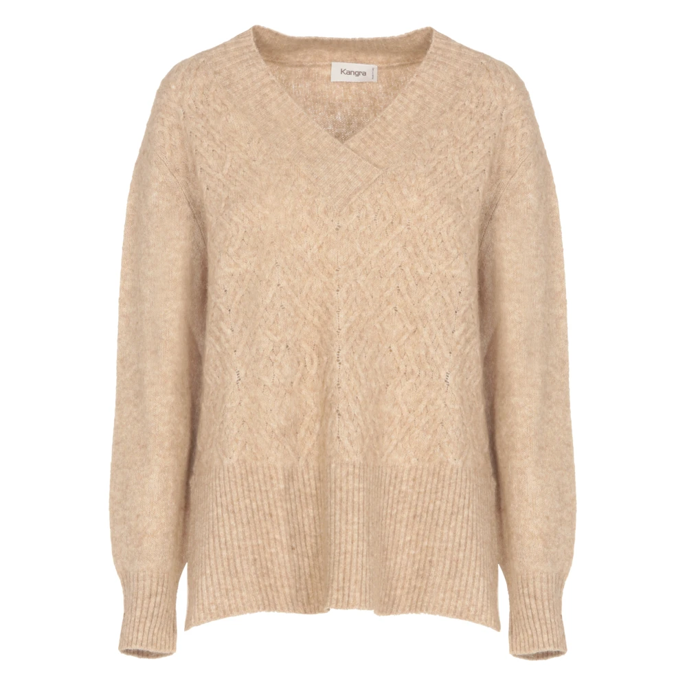 Knitwear > V-neck Knitwear - - Kangra - Modalova