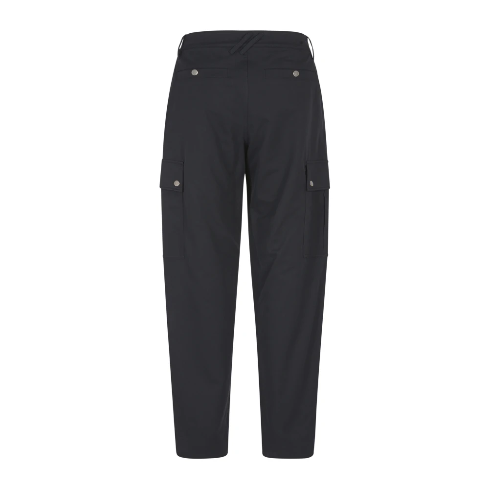 Burberry Zwarte Cargo Broek Italiaanse Stijl Black Heren