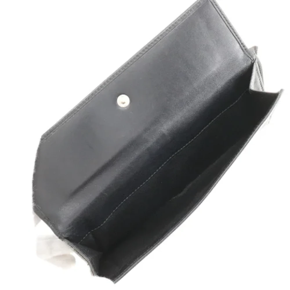 Gucci Vintage Pre-owned Leather wallets Black Dames