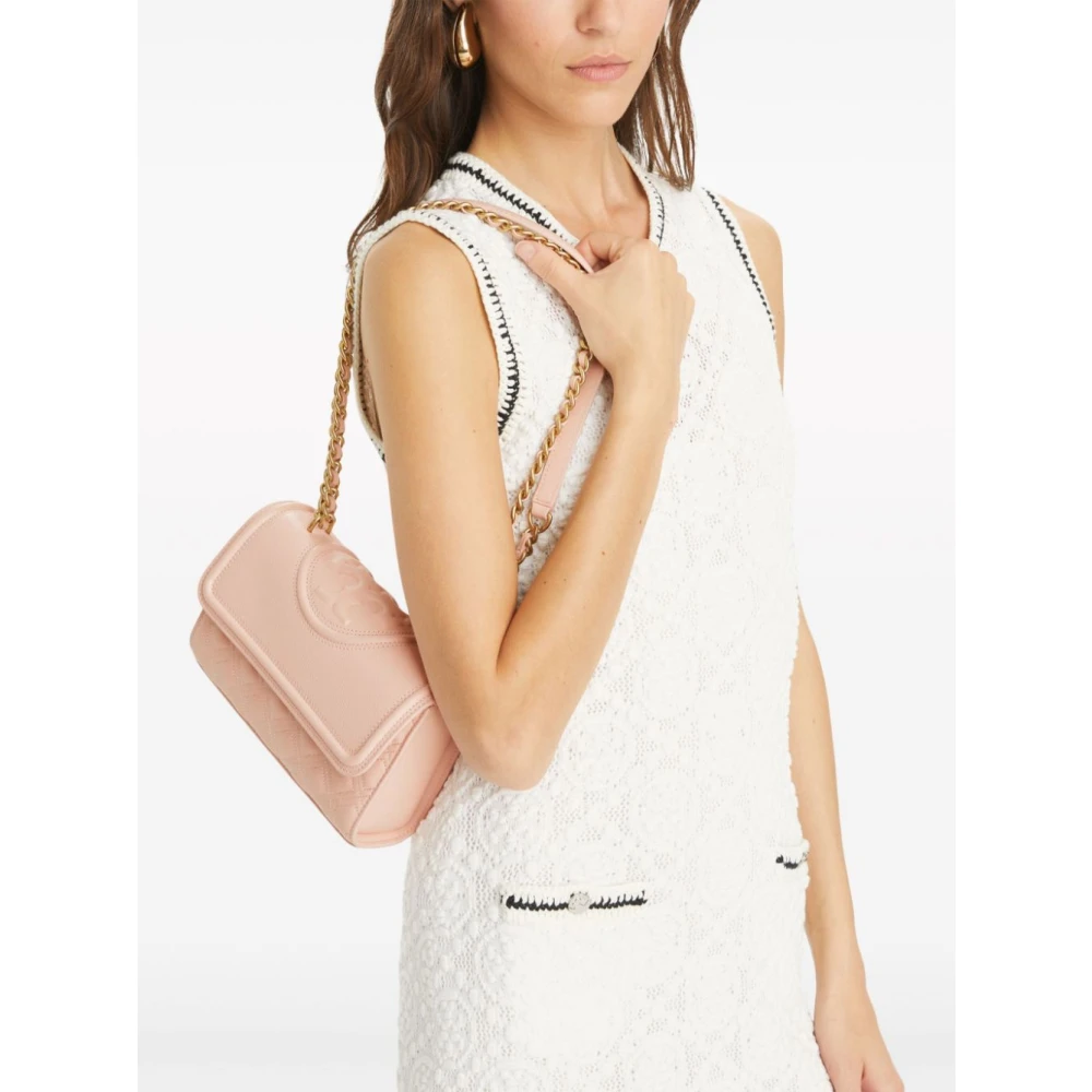 TORY BURCH Gewatteerde schoudertas in roze Pink Dames