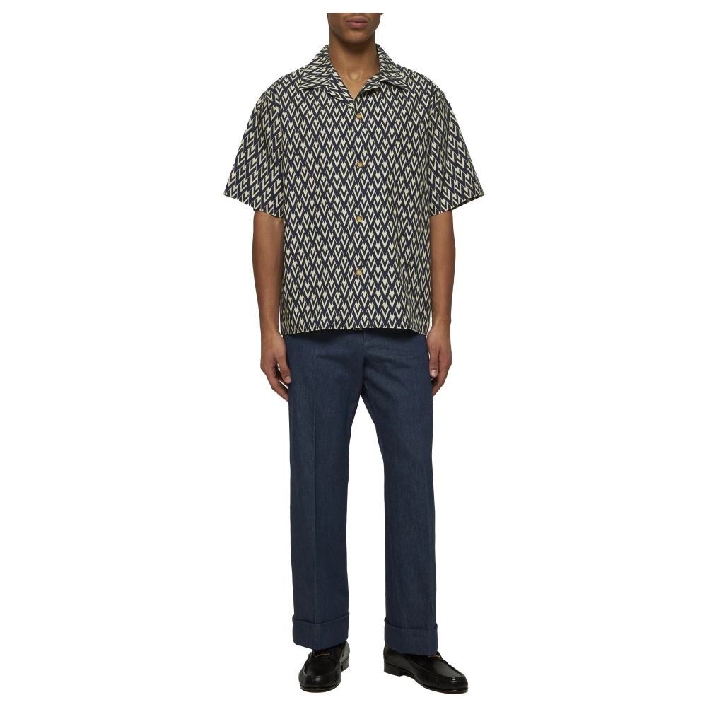 Valentino Elegante Rode Jurk Multicolor Heren