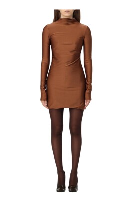 bronze-mock-neck-bodycon-dress