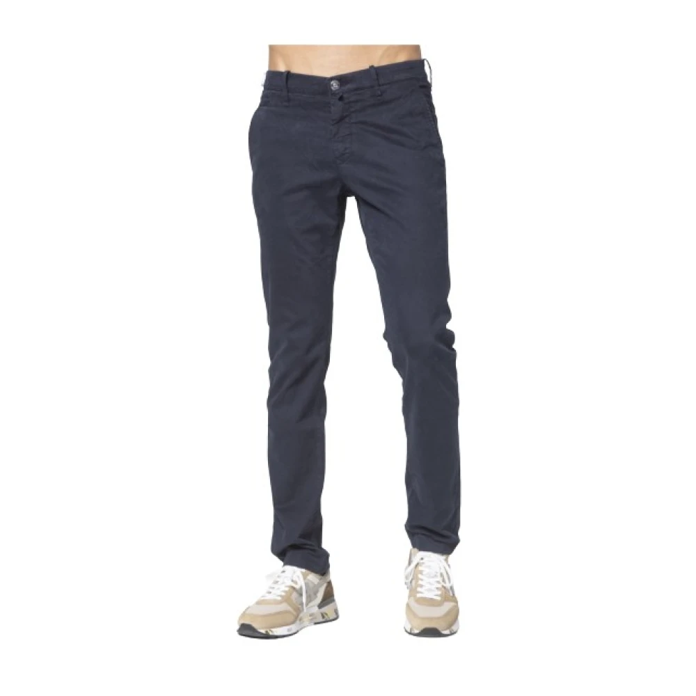 Jacob Cohën Herr Blå Jeans W30, Navyblå Velvet Touch Jeans