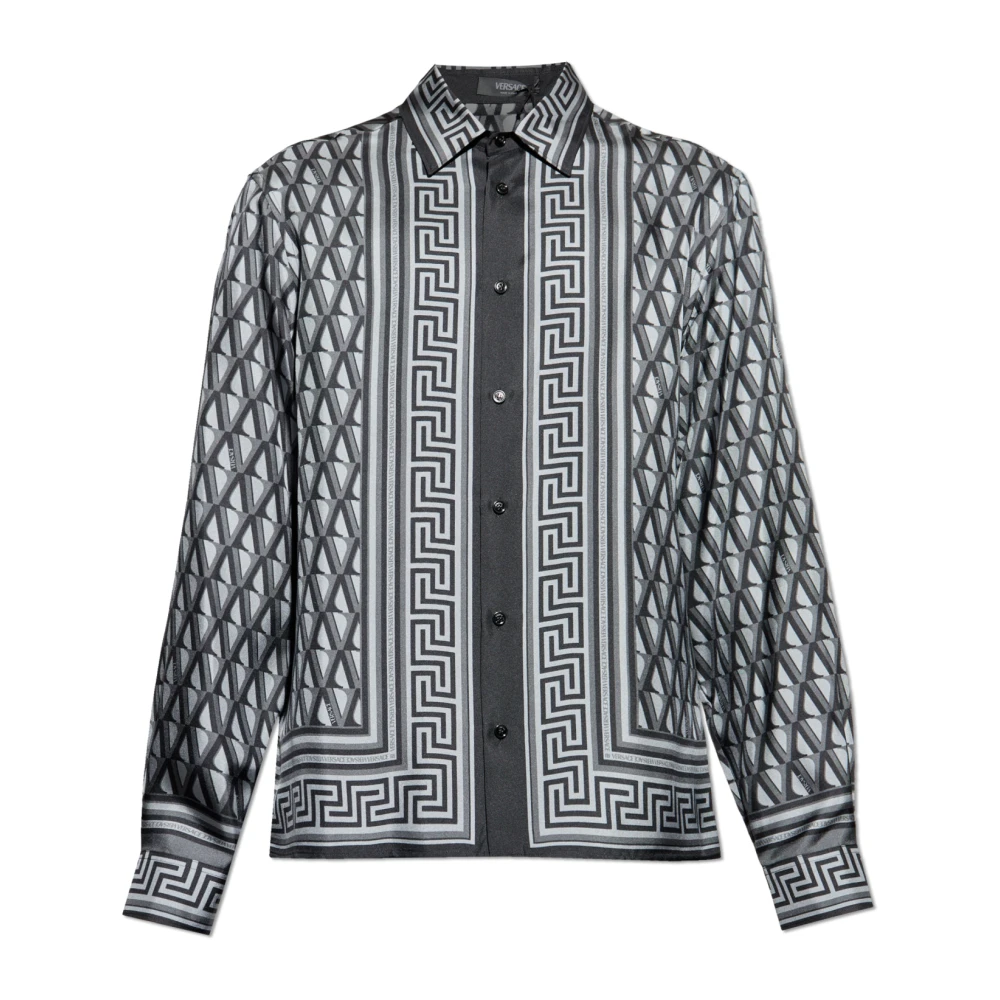 Versace Uomo Grigio Magliette, Xl, New,