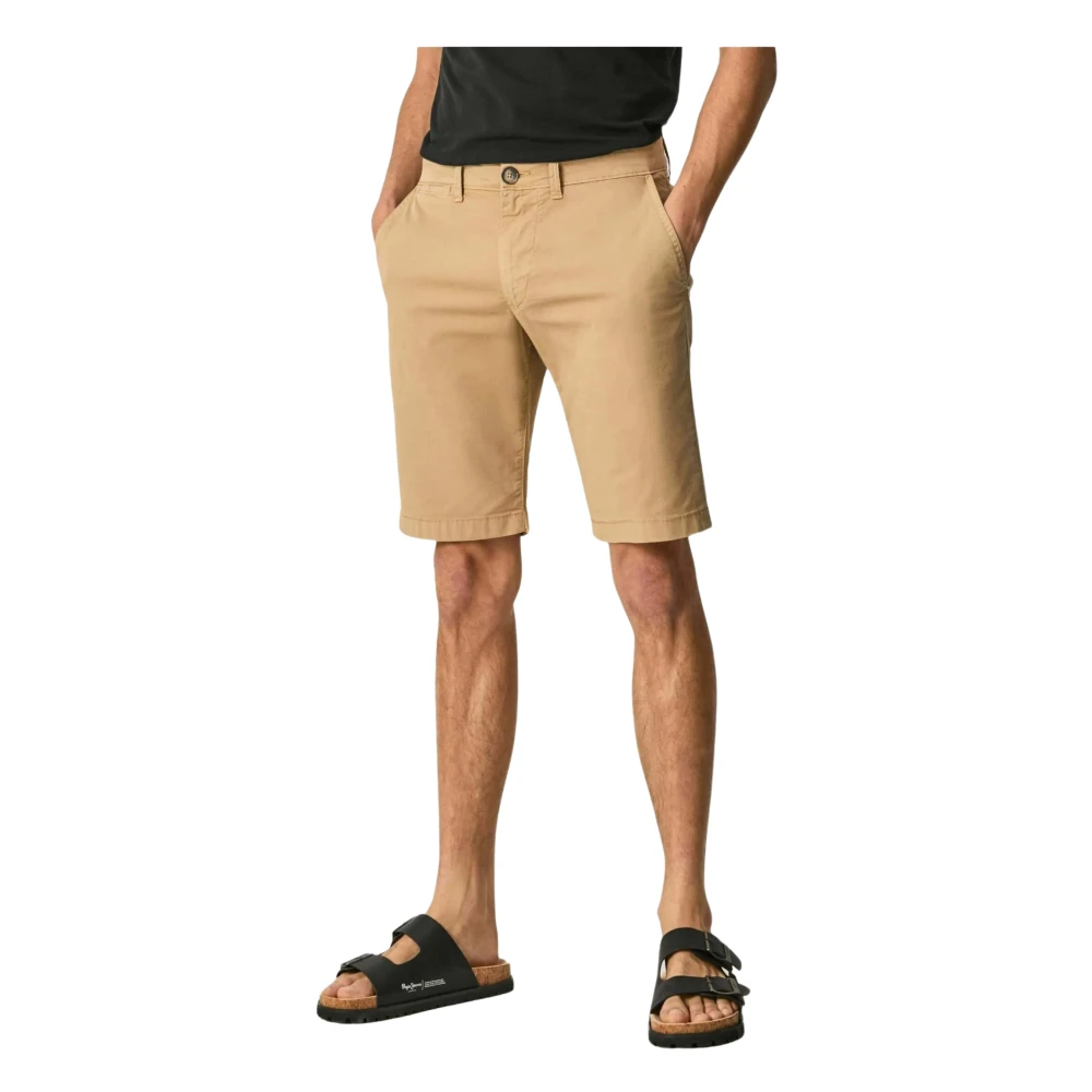 Pepe Jeans MC Quen Shorts Beige, Herr