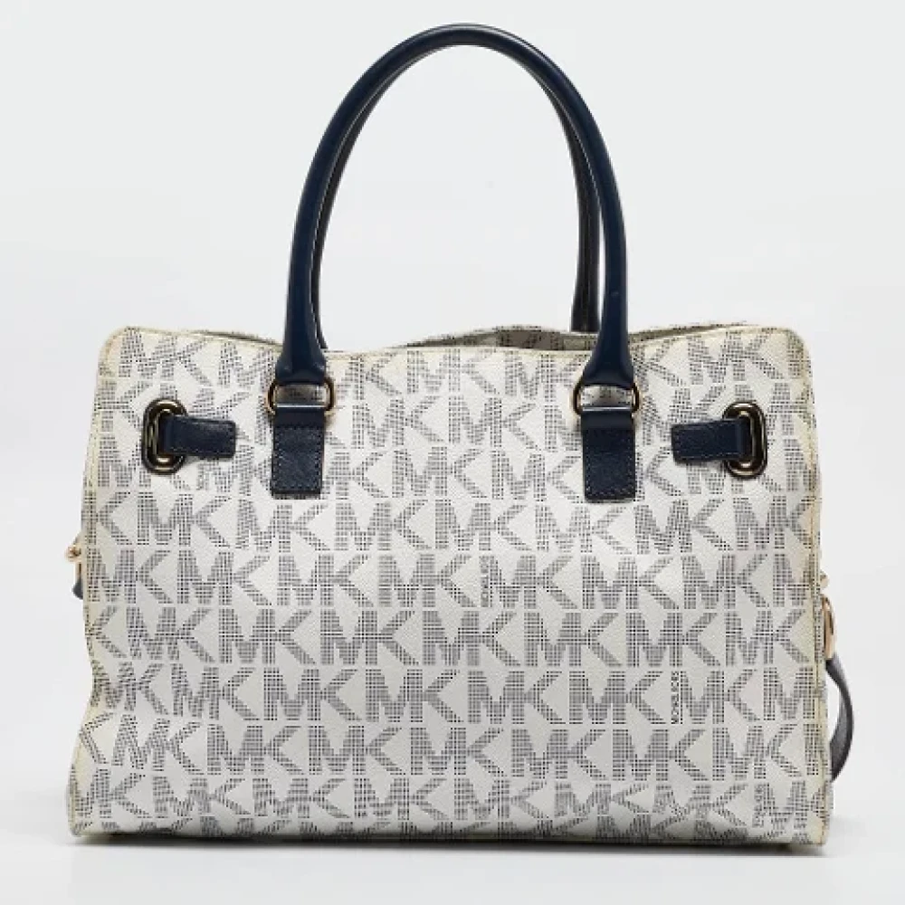 Michael Kors Pre-owned Coated canvas handbags White Dames