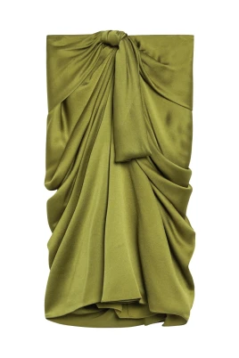 Knuten Draperad Midikjol