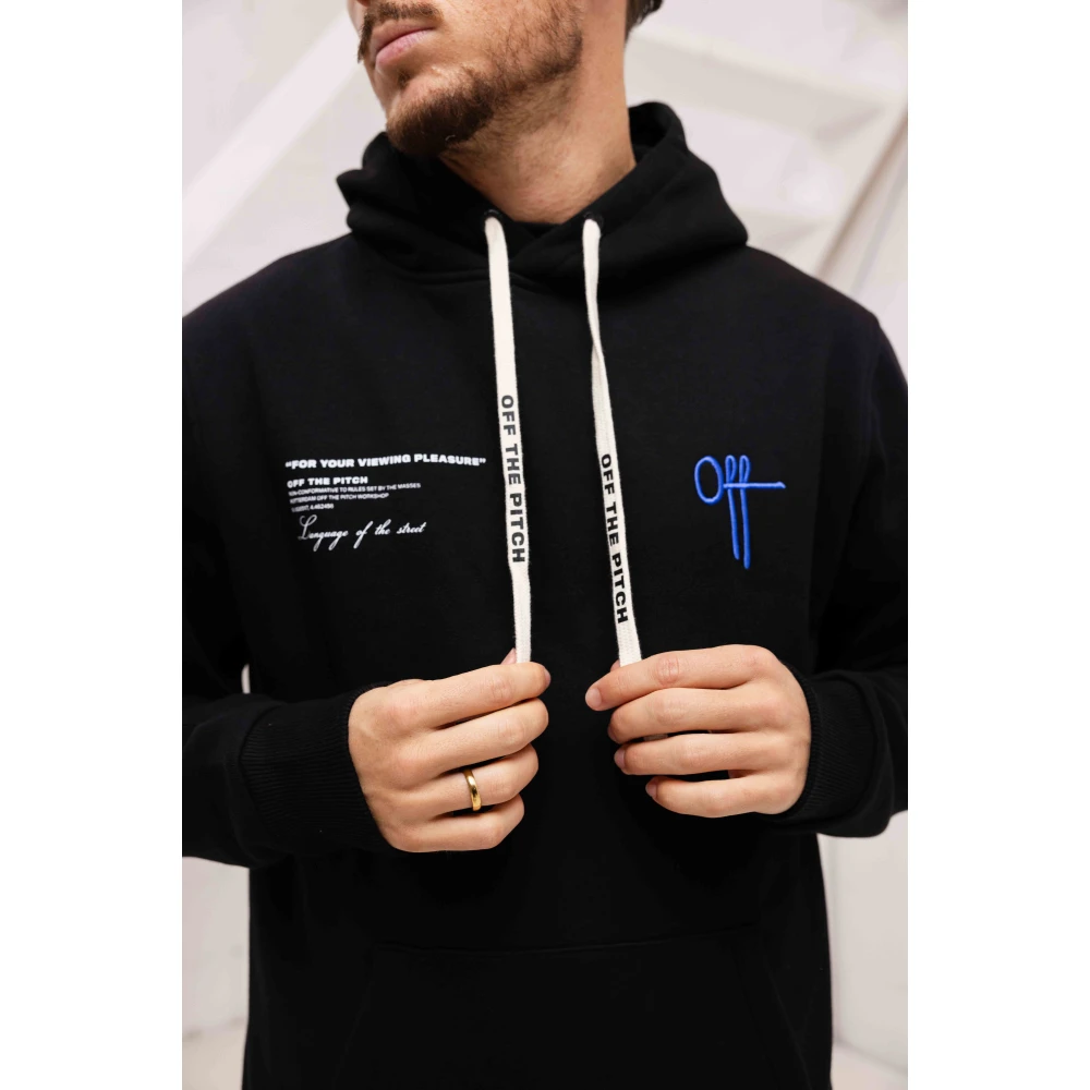 Off The Pitch Neo Heren Trainingspak Zwart Blauw Blue Heren