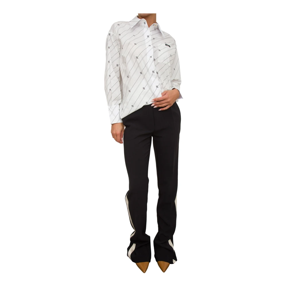 Elisabetta Franchi Stijlvolle Broek voor Vrouwen Black Dames