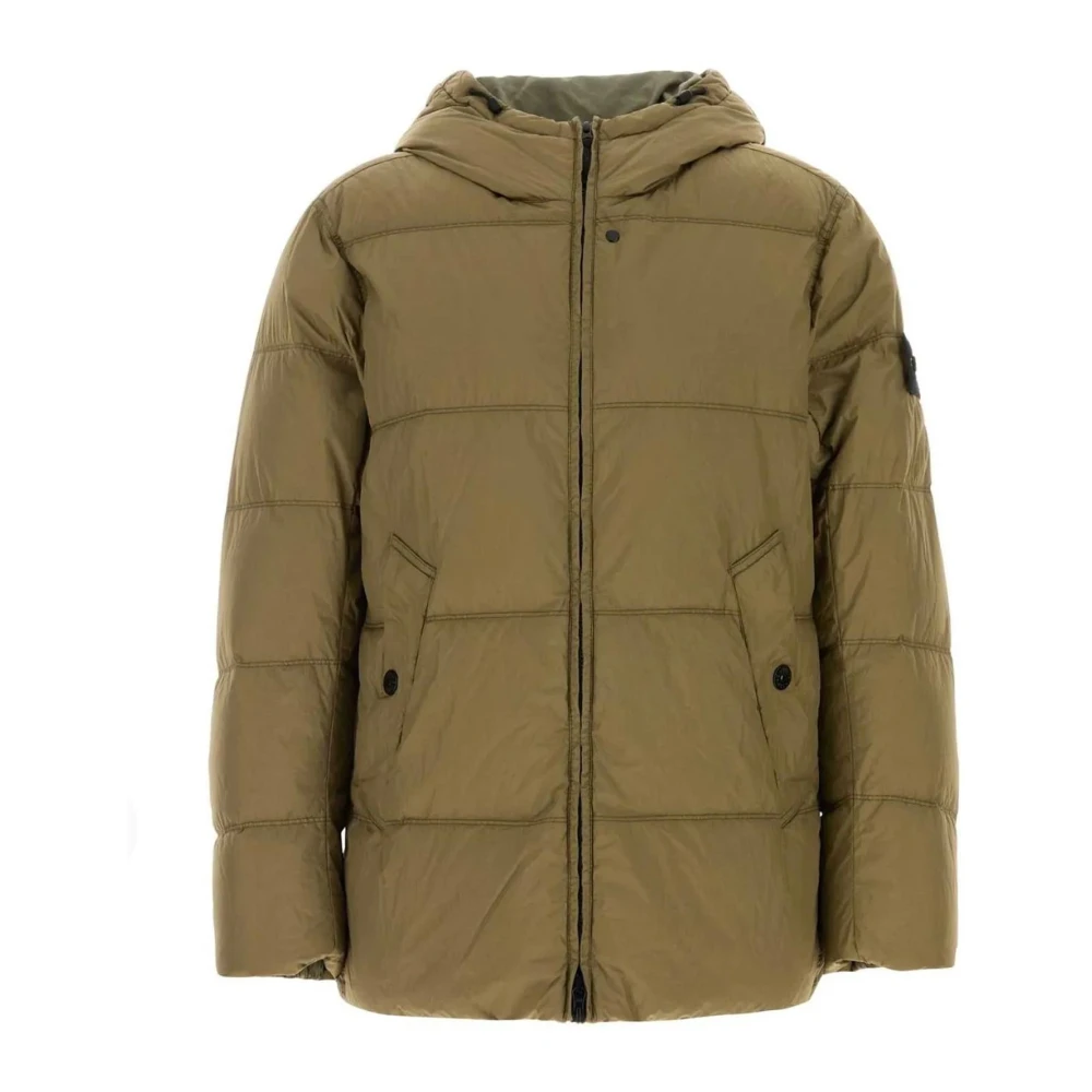 Stone Island Giacca Blouson In Nylon Logo - Immagine 3