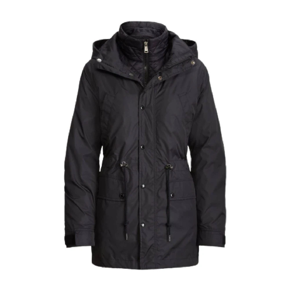 Polo Ralph Lauren Zwarte Geïsoleerde Puffer Donsjas Black Dames
