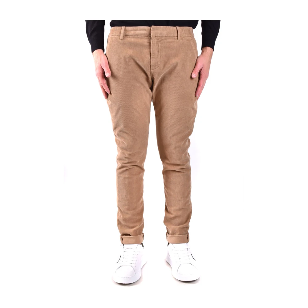 Dondup Multicolor Broek Aw23 Brown Heren