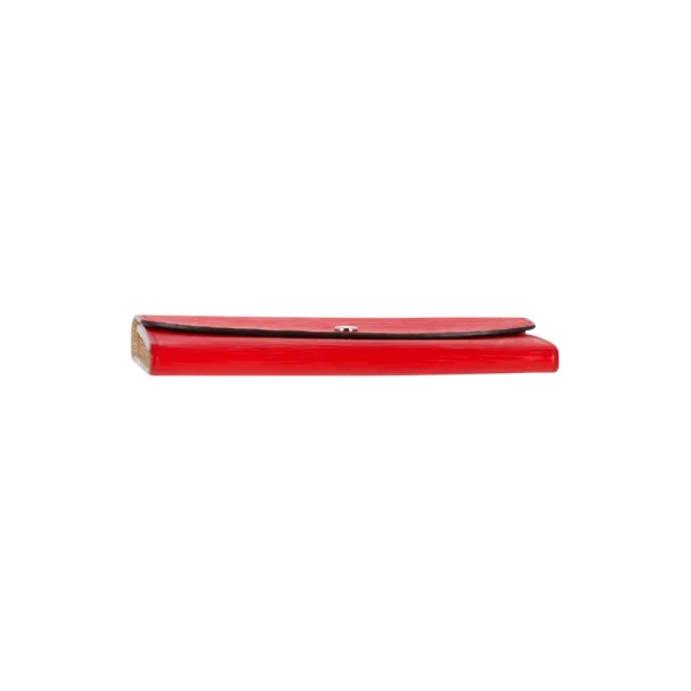 Louis Vuitton Vintage Pre-owned Leather wallets Red Dames