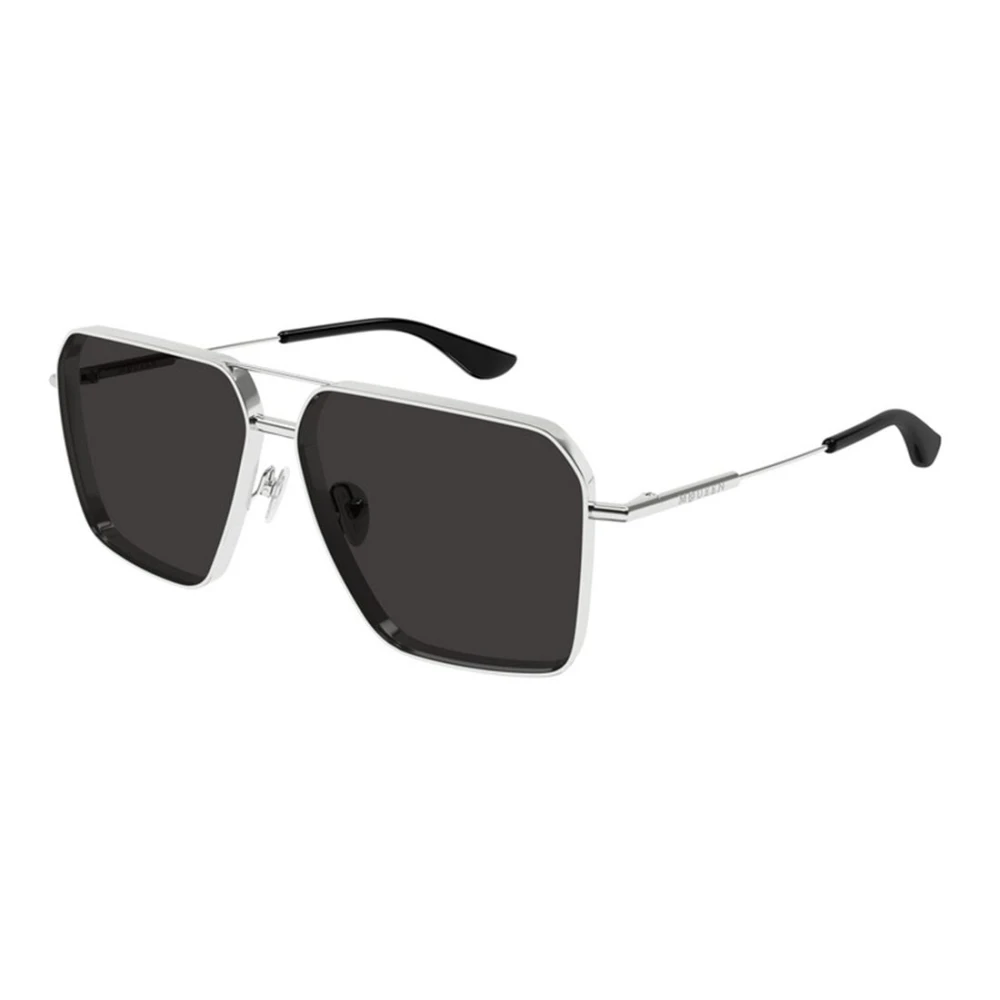 Alexander Mcqueen Men's Gray Am0500s Sunglasses - Sunglasses - 60 Mm - Accessories