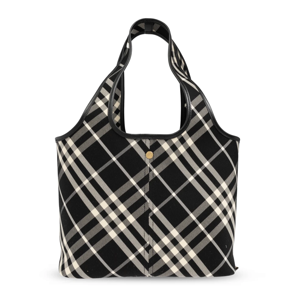 Burberry Katoenen tote tas Black Dames