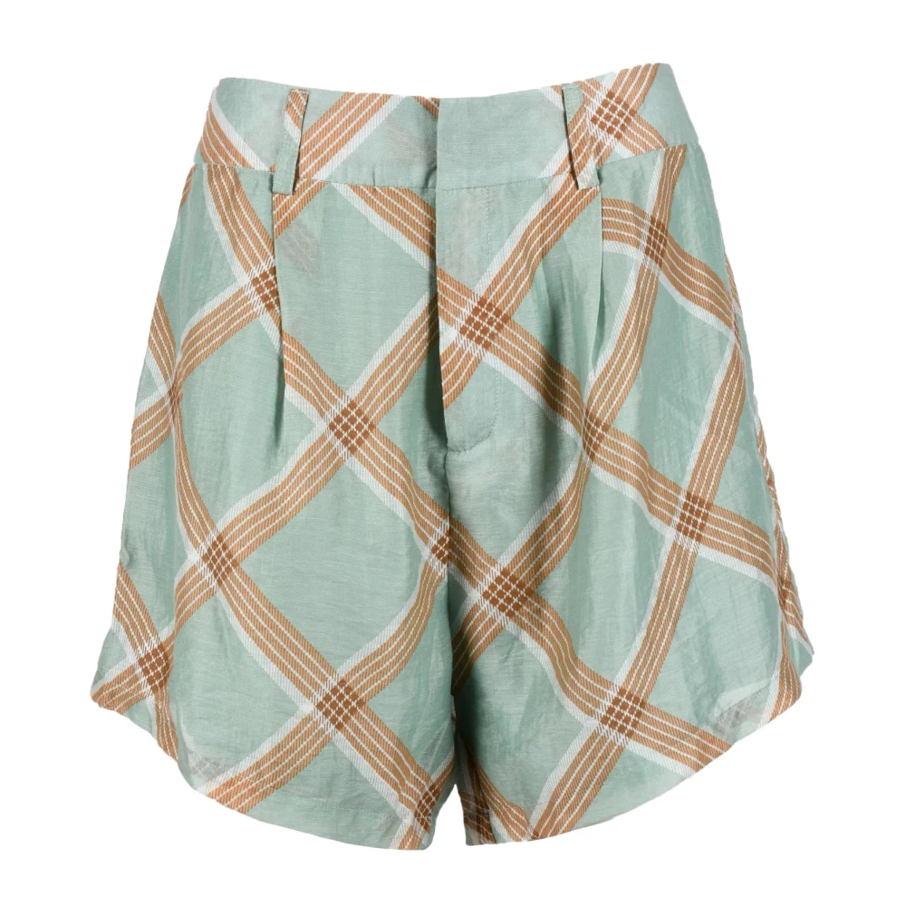 Weili Zheng Linnen Shorts Multicolor Dames