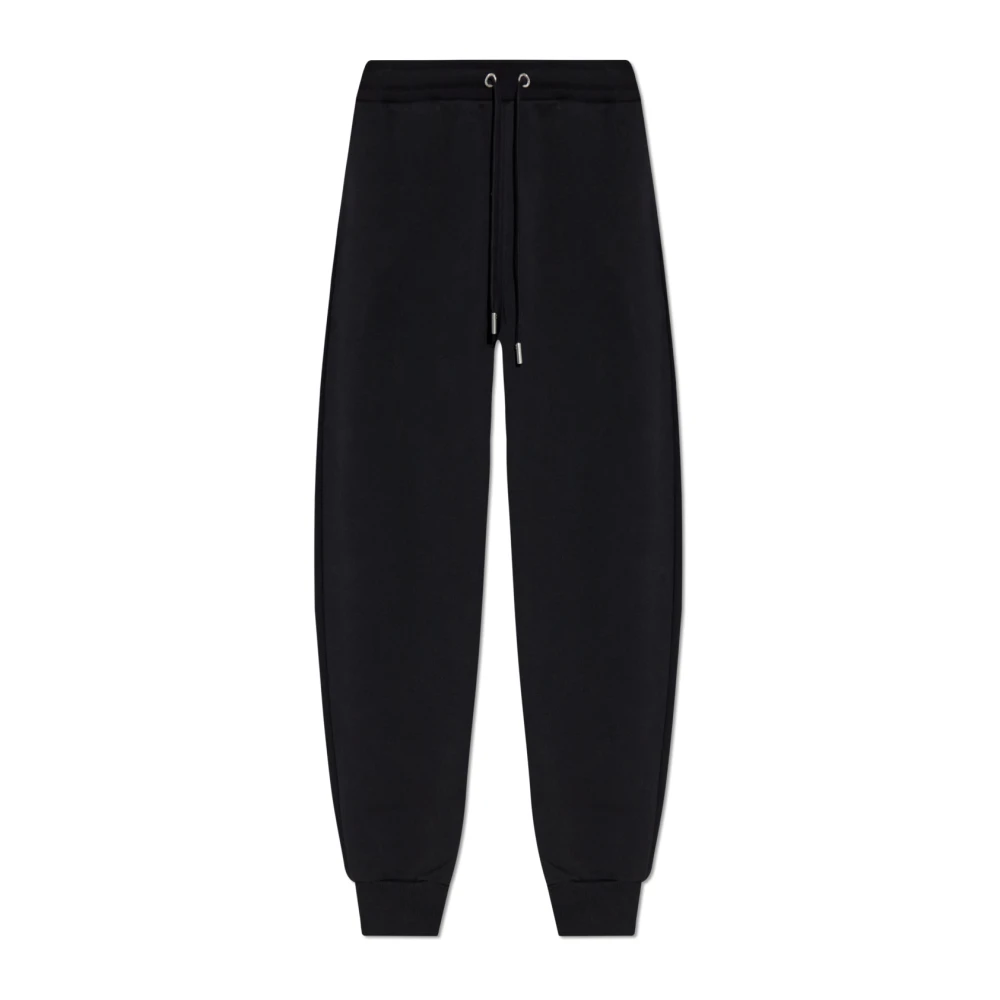Ami Paris Unisex Black Cotton Joggers - Sweatpants - M - Trousers