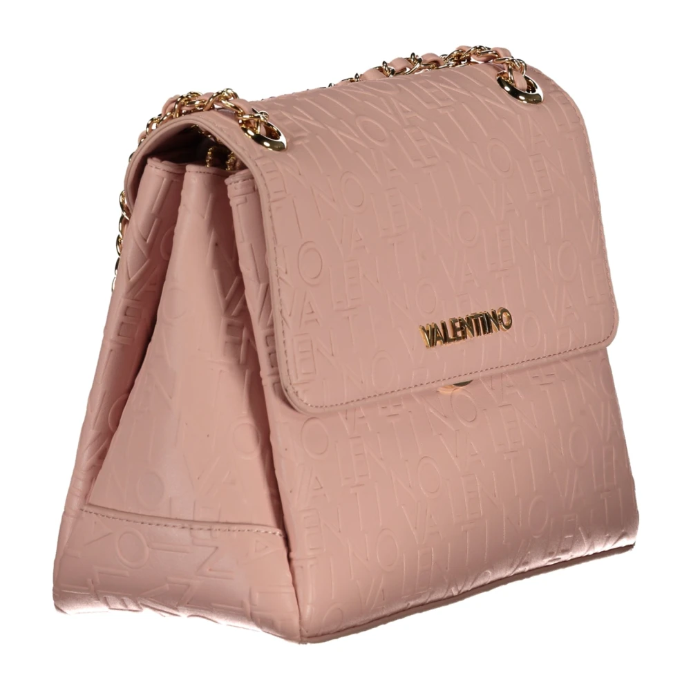 Valentino by Mario Valentino Roze Schoudertas met Kettingriem Pink Dames