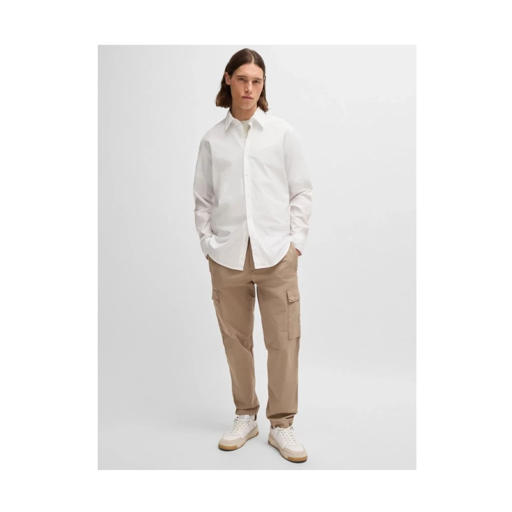 Hugo Boss Stijlvolle Shirt voor Mannen White Heren