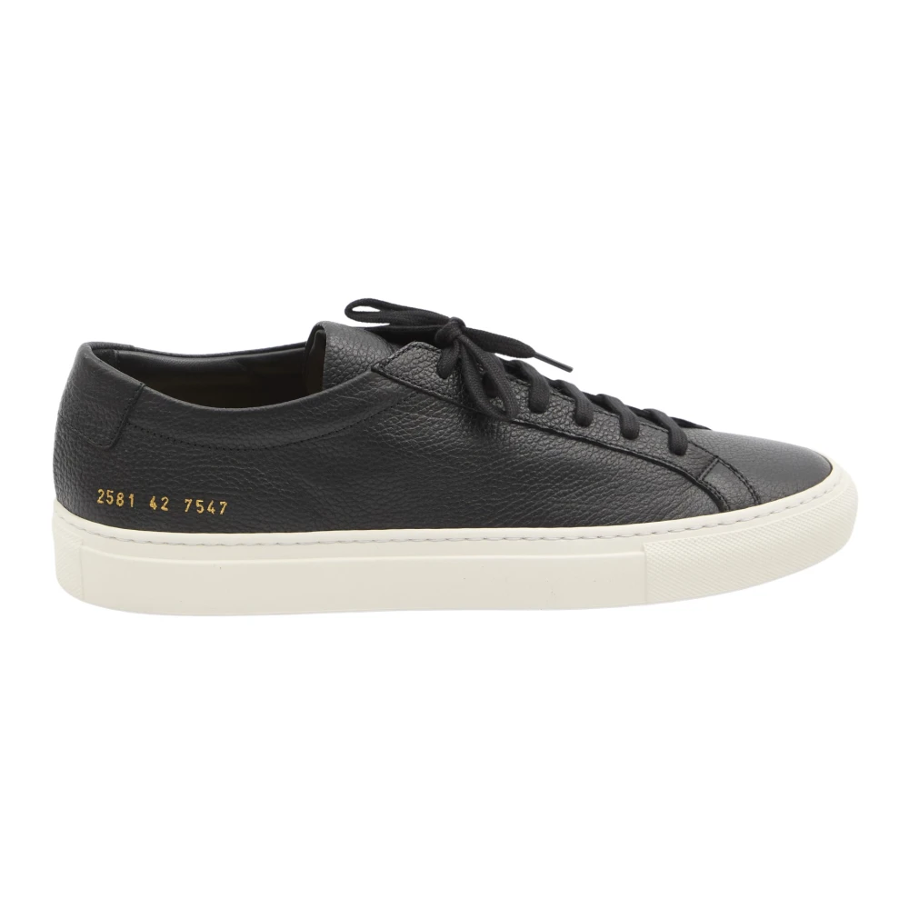 Common Projects Archilles Premium Leather Sneaker Heren Schoenen Zwart